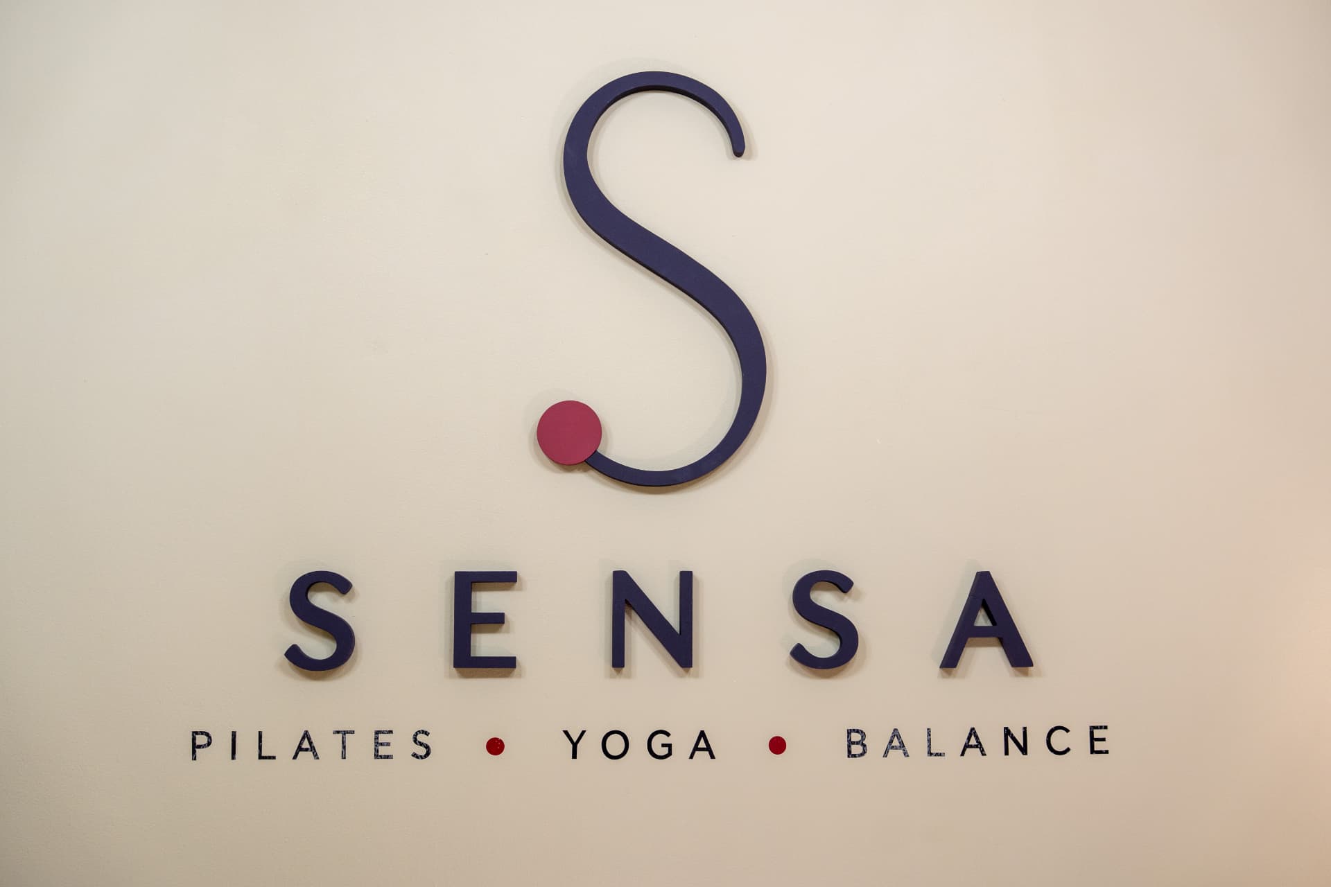 SENSA — Pilates • Yoga • Balance, logo studija u Beogradu